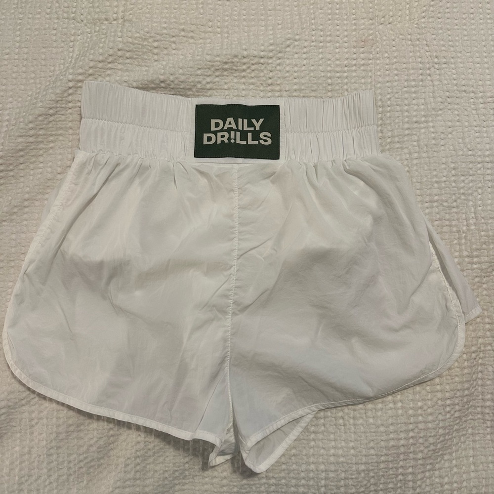 Daily drills white shorts